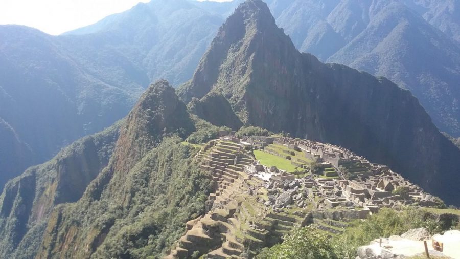 Photo overlooking Machu Picchu taken by a student.


 